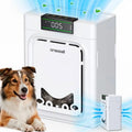 oneisall air purifiers for home pets, 3-in-1 Washable HEPA Filter, Dual-Sided Filter with 200g Activated Carbon, Pet-Friendly Design – Pet Lock, Allergen Relief & Odor Removal Dual-Side Air Intake Adsorbs Floating Hair