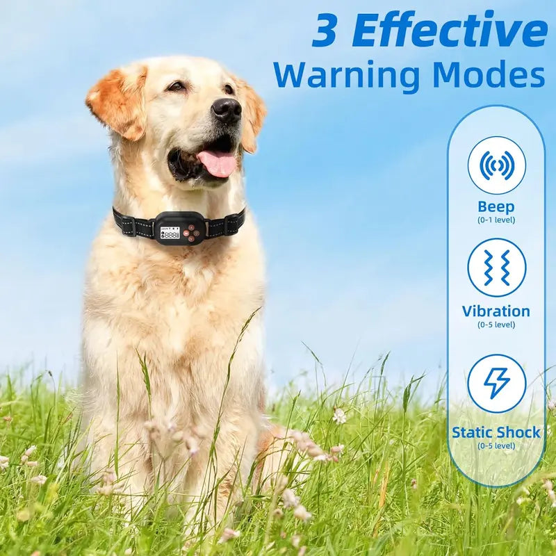 【BFCM】GPS Wireless Dog Fence, Pet Electric Containment System, IPX6 Waterproof/Rechargeable Collar, Beep/Vibration/Shock Correction Mode, for Dogs Over 20 Lbs