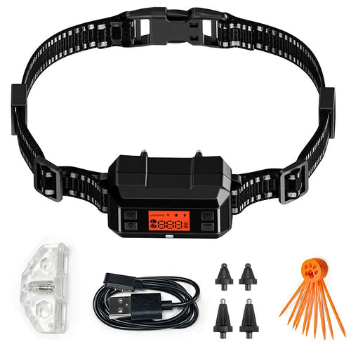 Automatic Wireless GPS Dog Fence Single Unit - Built for Yards, Farms, Beaches, IPX7 Waterproof, 33-999yd Range, No Wire/SIM/App Needed, Plastic Boundary Control, 0.24lb Rechargeable Titanium Vibration Safe Training Collar, 24-Hour Runtime for Long Outings