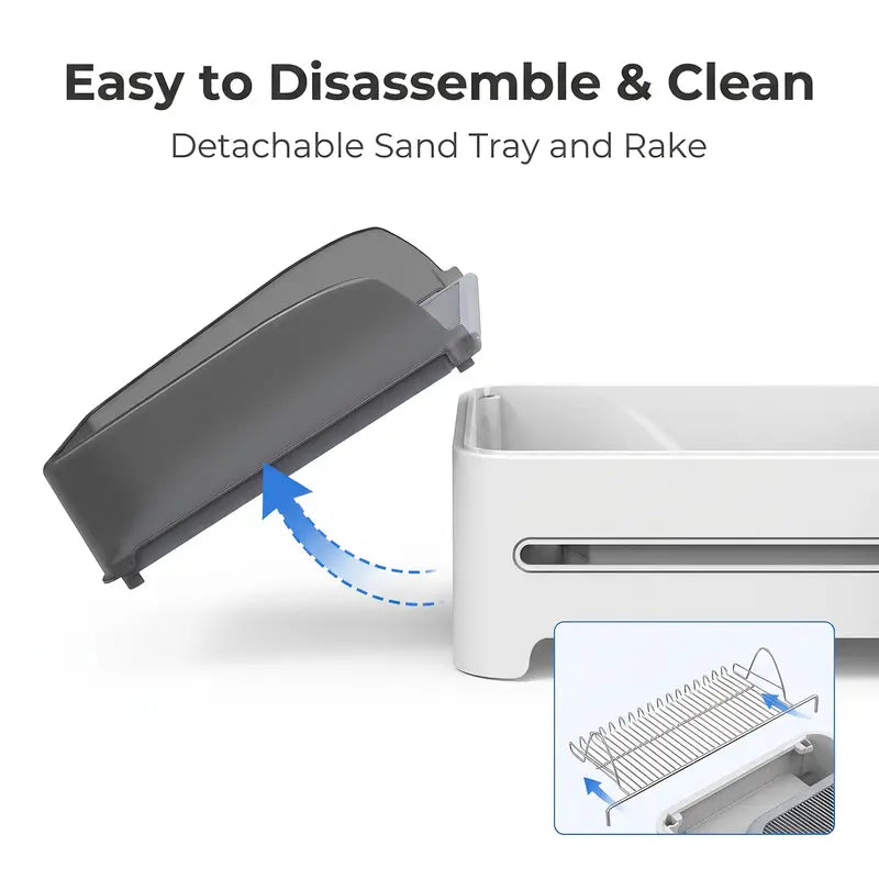 Automatic Pet Litter Box with Anti-Pinch Sensor